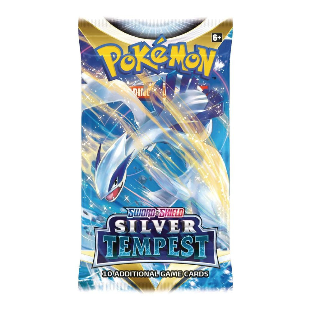 Pokemon - Sword & Shield Silver Tempest Booster Pack (10 Cards)