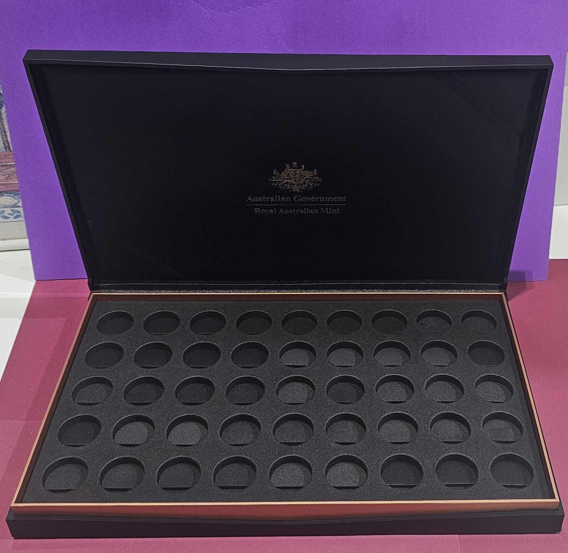 RAM Presentation Case for 45 x $2 Coins in Capsules