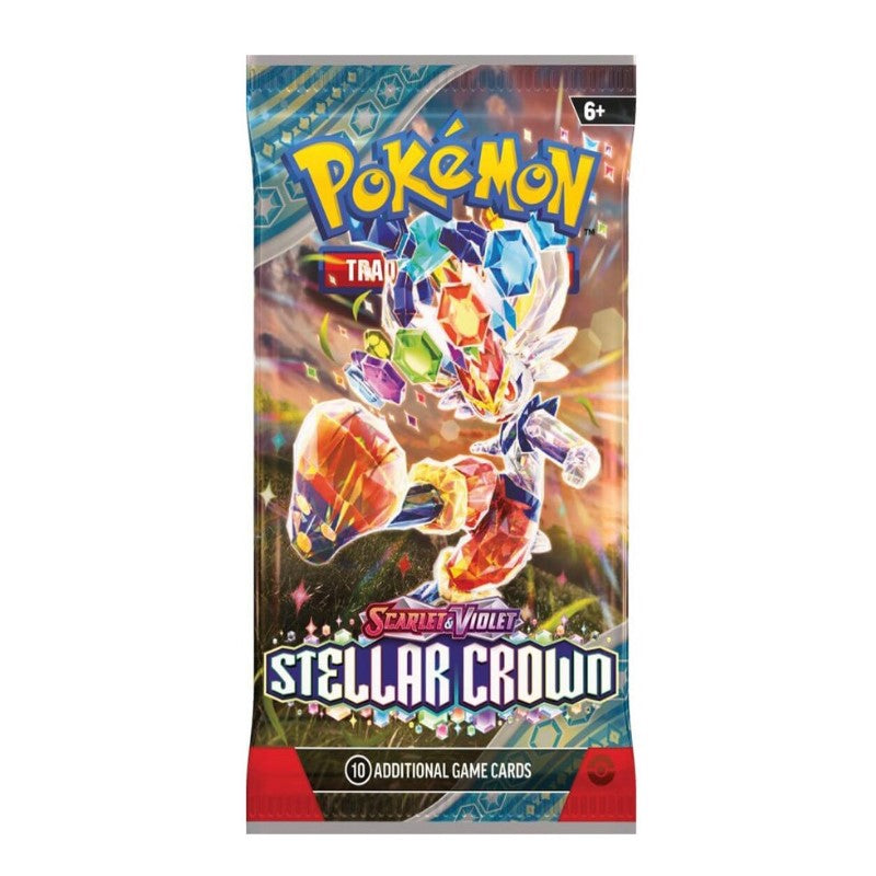 Pokemon - Scarlet & Violet 7 Stellar Crown Booster Pack (10 Cards)