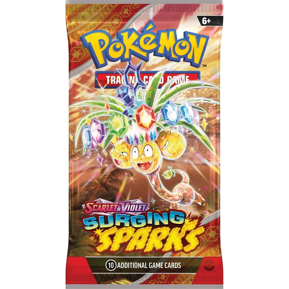 Pokemon - Scarlet & Violet 8 Surging Sparks Booster Pack (10 Cards)