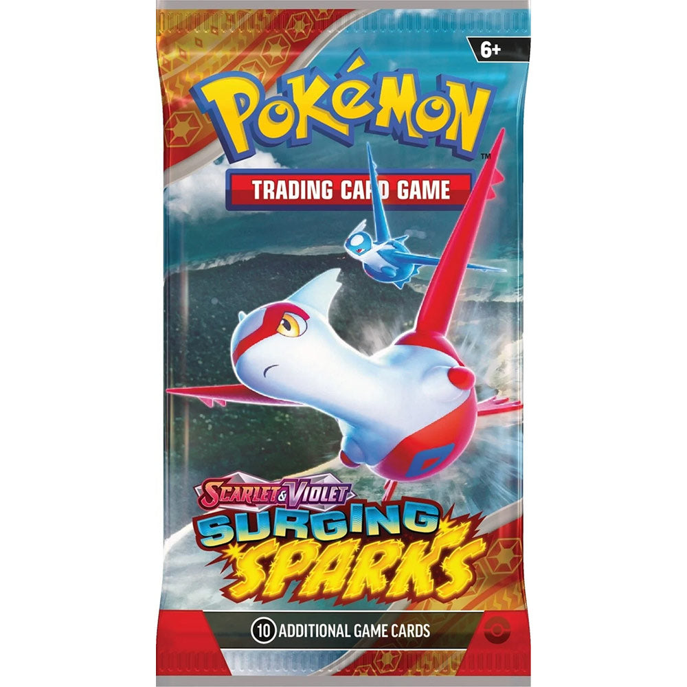 Pokemon - Scarlet & Violet 8 Surging Sparks Booster Pack (10 Cards)
