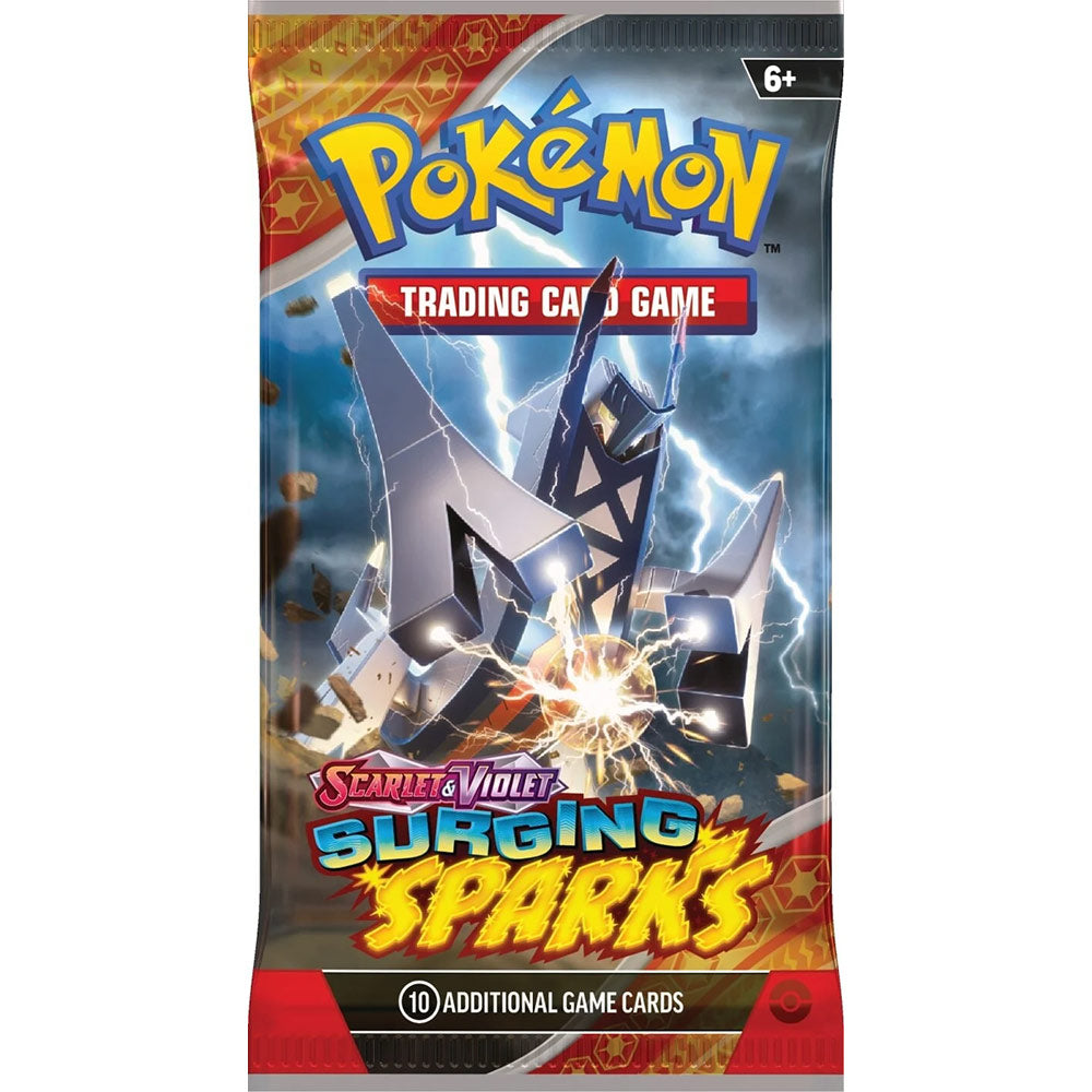 Pokemon - Scarlet & Violet 8 Surging Sparks Booster Pack (10 Cards)