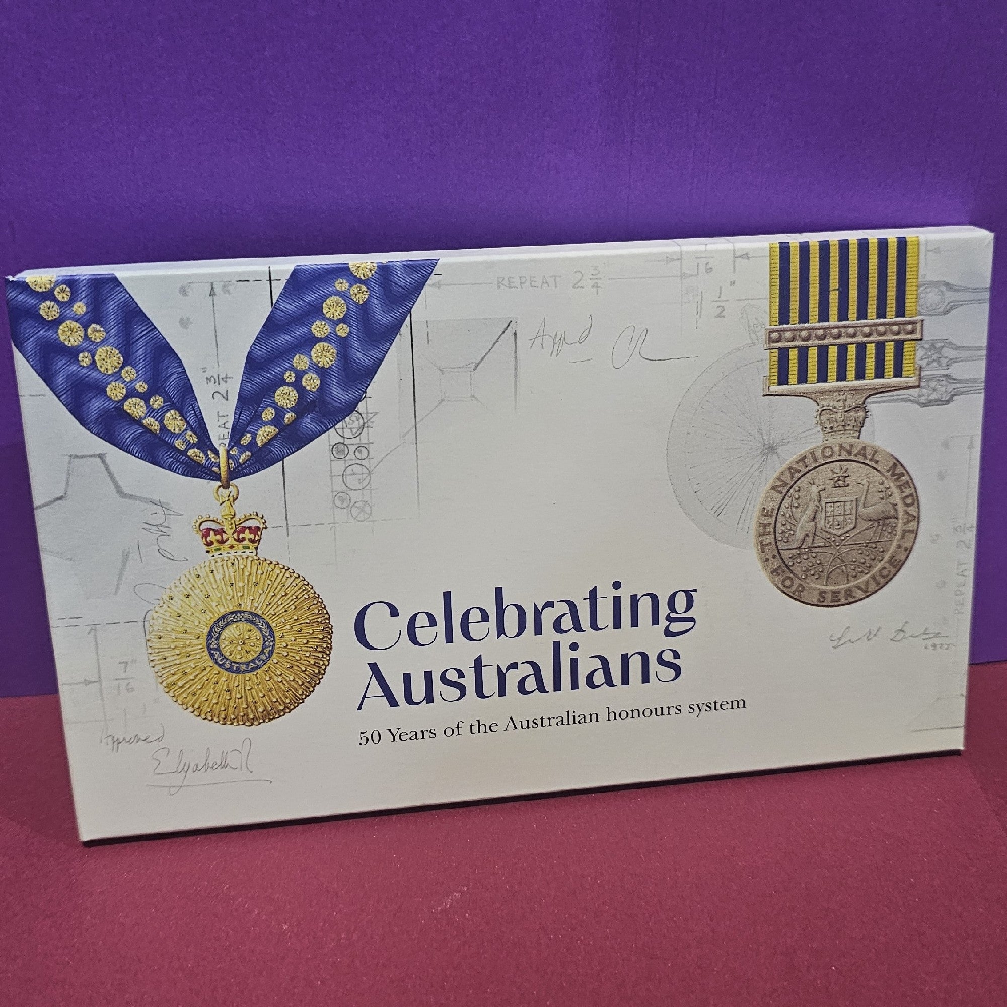 2025 Six-Coin Coloured Uncirculated Year Set - 50th Anniversary of Australian Honours and Awards System