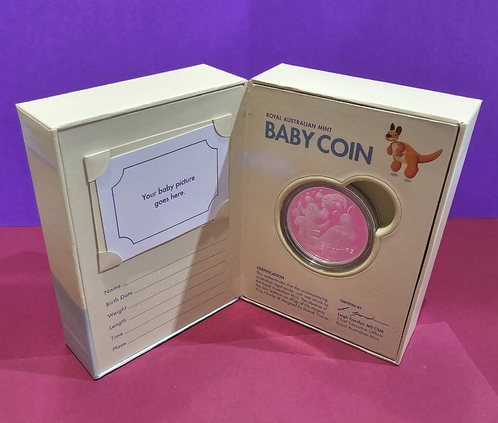 BABY COIN 2024 $5 1oz FINE SILVER PROOF COIN