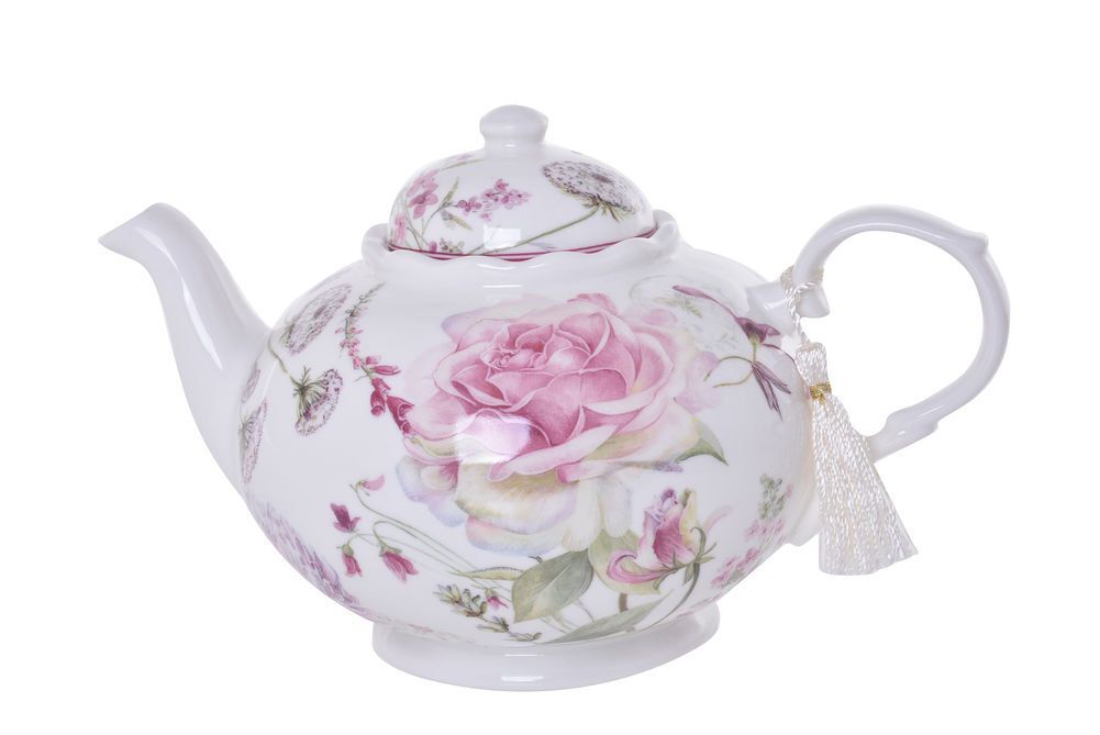 Gibson Gifts Teapot - Roses & Dandelion