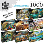Puzzle Master 1000 Piece Jigsaw Puzzle - Cocky Crossing Surreal Australia Collection